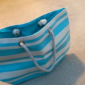 Oversized Striped BEACH or POOL Tote